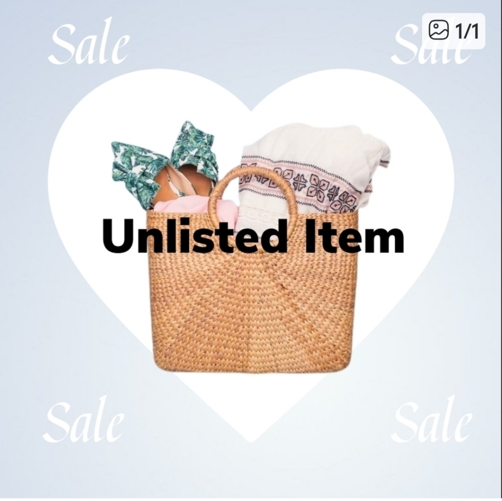 Unlisted Item Sold As Is
